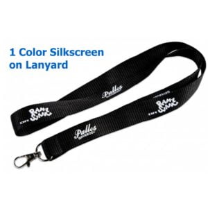 1 color logo silkscreen printing lanyard 2019-29 thumbnail