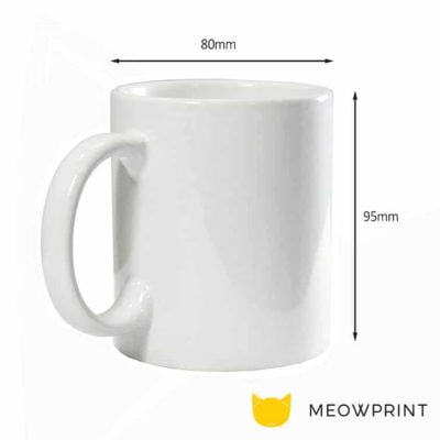 Full Colour Sublimation Printing Ceramic Mug 2019-20 size details