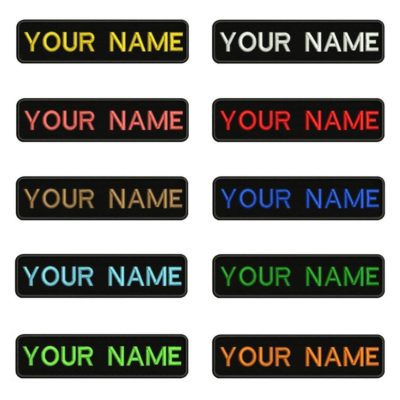 Name Tag Embroidery Patch 2020 catalogue 2