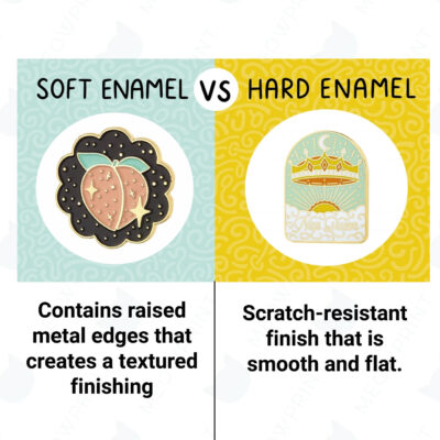 Soft Enamel vs Hard Enamel Pins